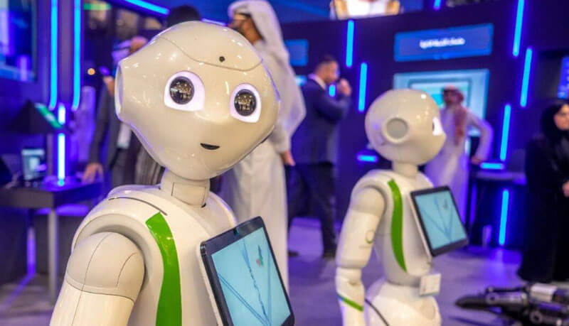 غرفه رباتیک در نمایشگاه gitex 2022 دبی